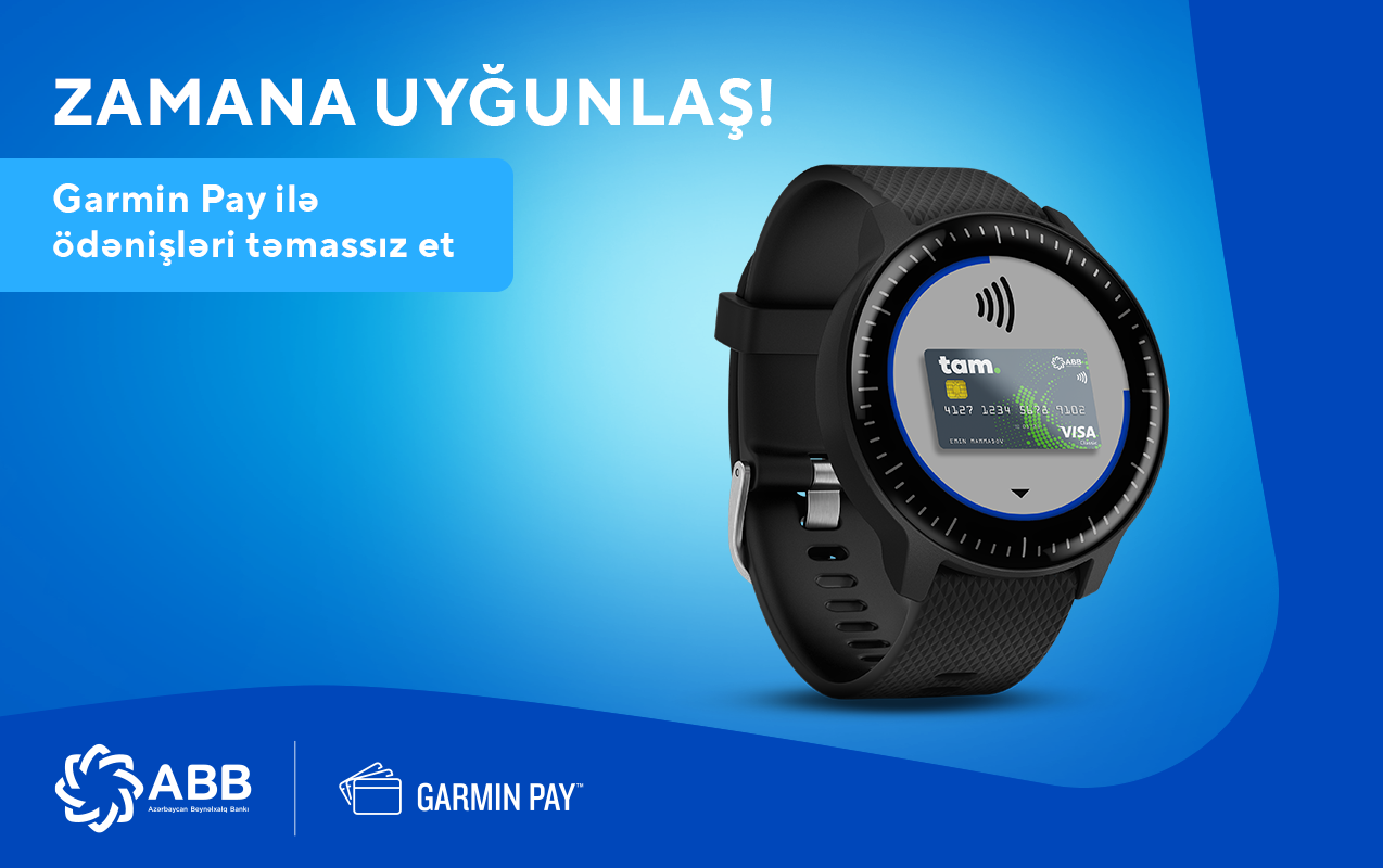 Garmin Pay, təmassız ödənişlər
