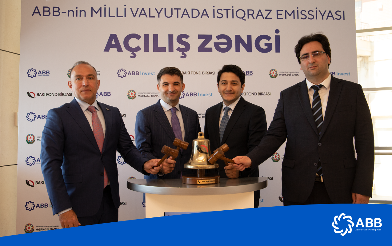ABB-nin manatla istiqraz emissiyasının “Açılış Zəngi” oldu