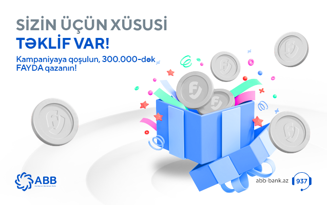 TamKart ilə klinika və apteklərdə etdiyiniz hər 1 AZN ödənişə 300 Fayda hədiyyə