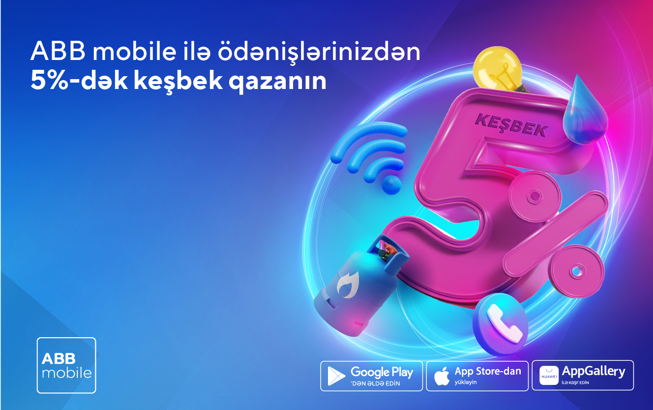 ABB mobile ilə ödənişlər daha sərfəlidir!