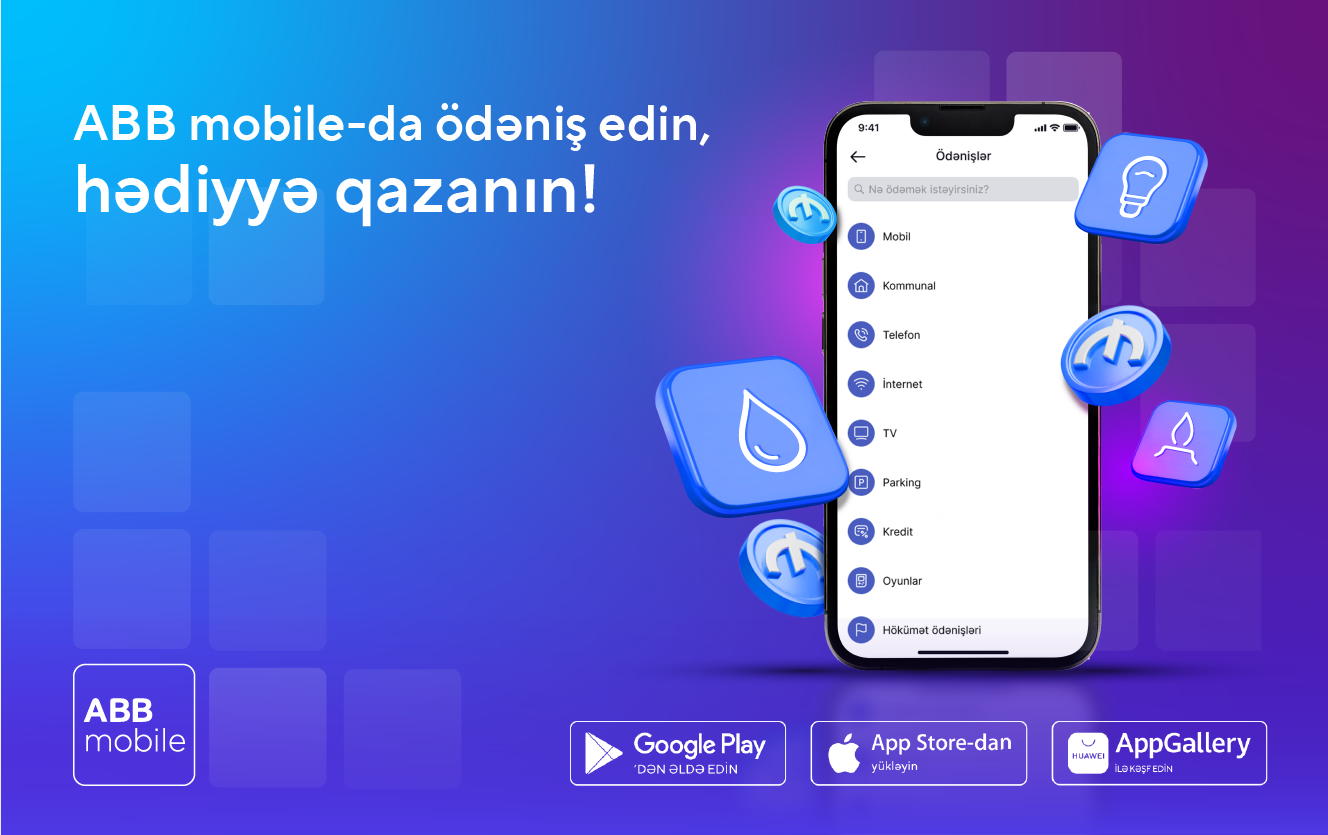 Kommunal ödənişi edin, 2 AZN qazanın! ✅