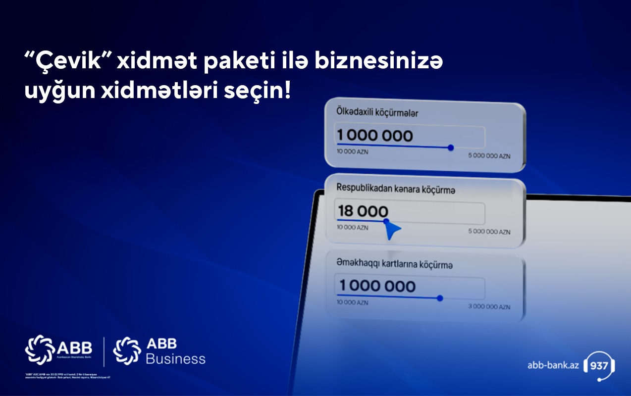 ABB-dən biznes sahibləri üçün “Çevik” fürsət