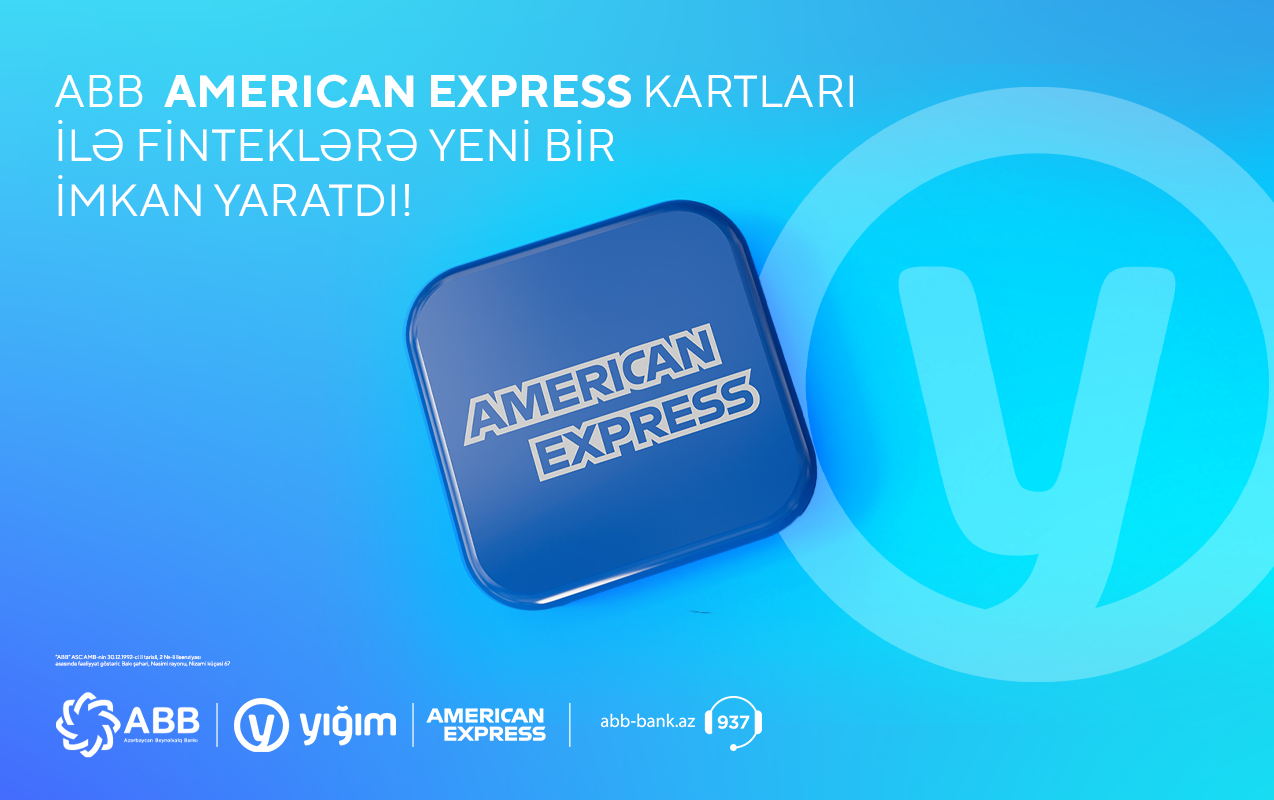 ABB bizneslərin AMEX kartları ilə ödəniş  imkanlarını genişləndirdi!