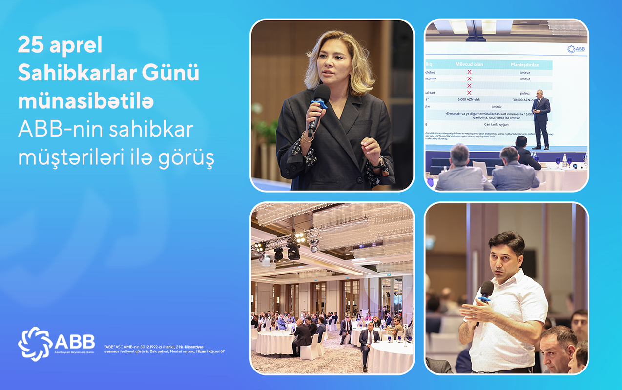 ABB Sahibkarlar Gününü müştəriləri ilə qeyd etdi!