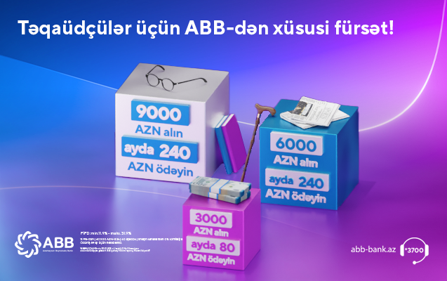Təqaüdçülər üçün sərfəli nağd kredit