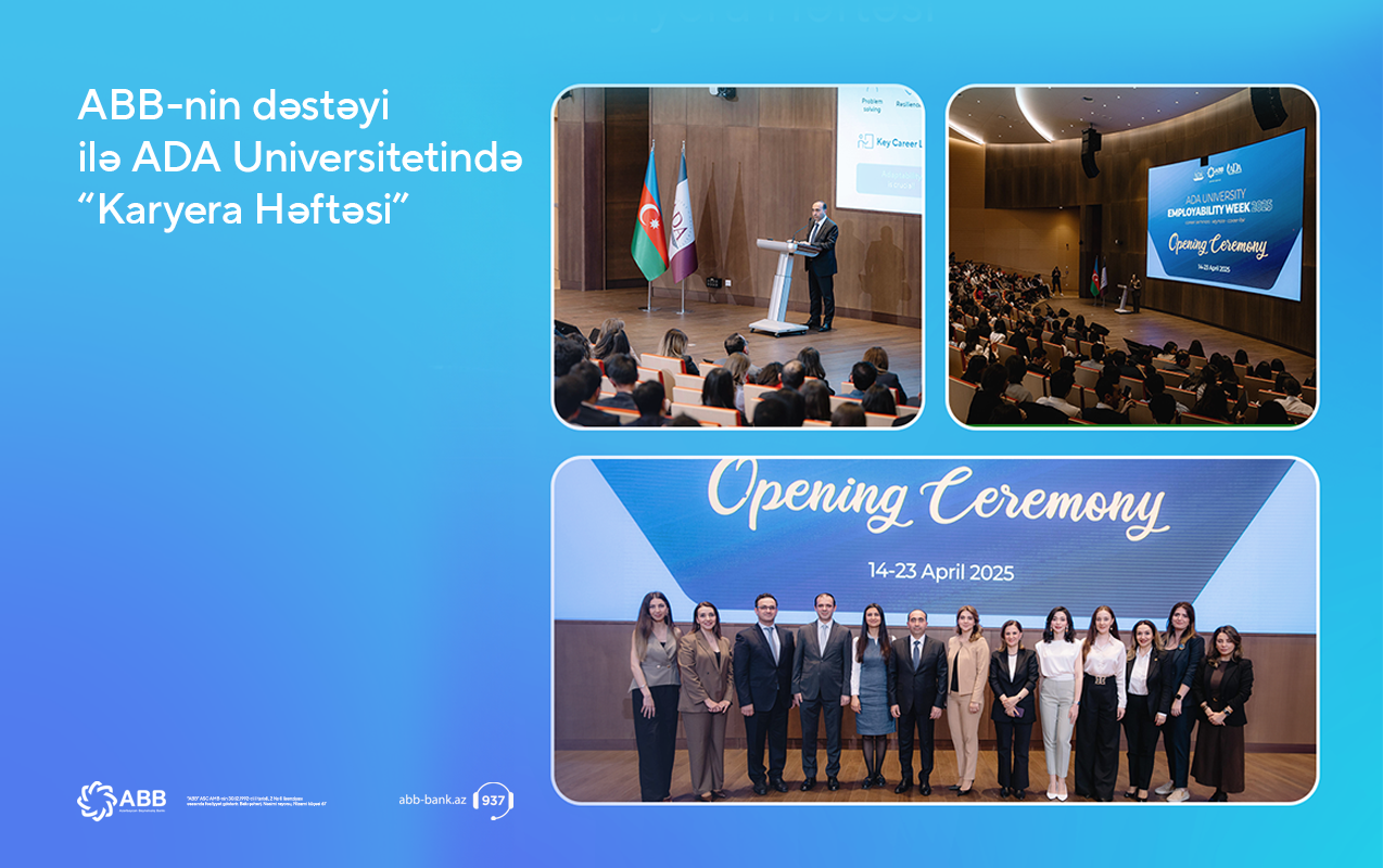 ABB-nin dəstəyi ilə ADA Universitetində “Karyera Həftəsi” başlandı!