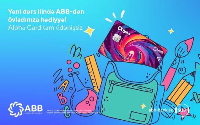 Alpha Card – Məktəbə qayıdış kampaniyası