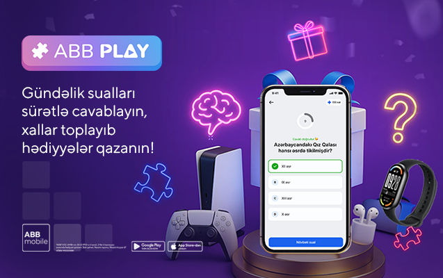 “ABB Play” intellektual oyun müsabiqəsi başladı!