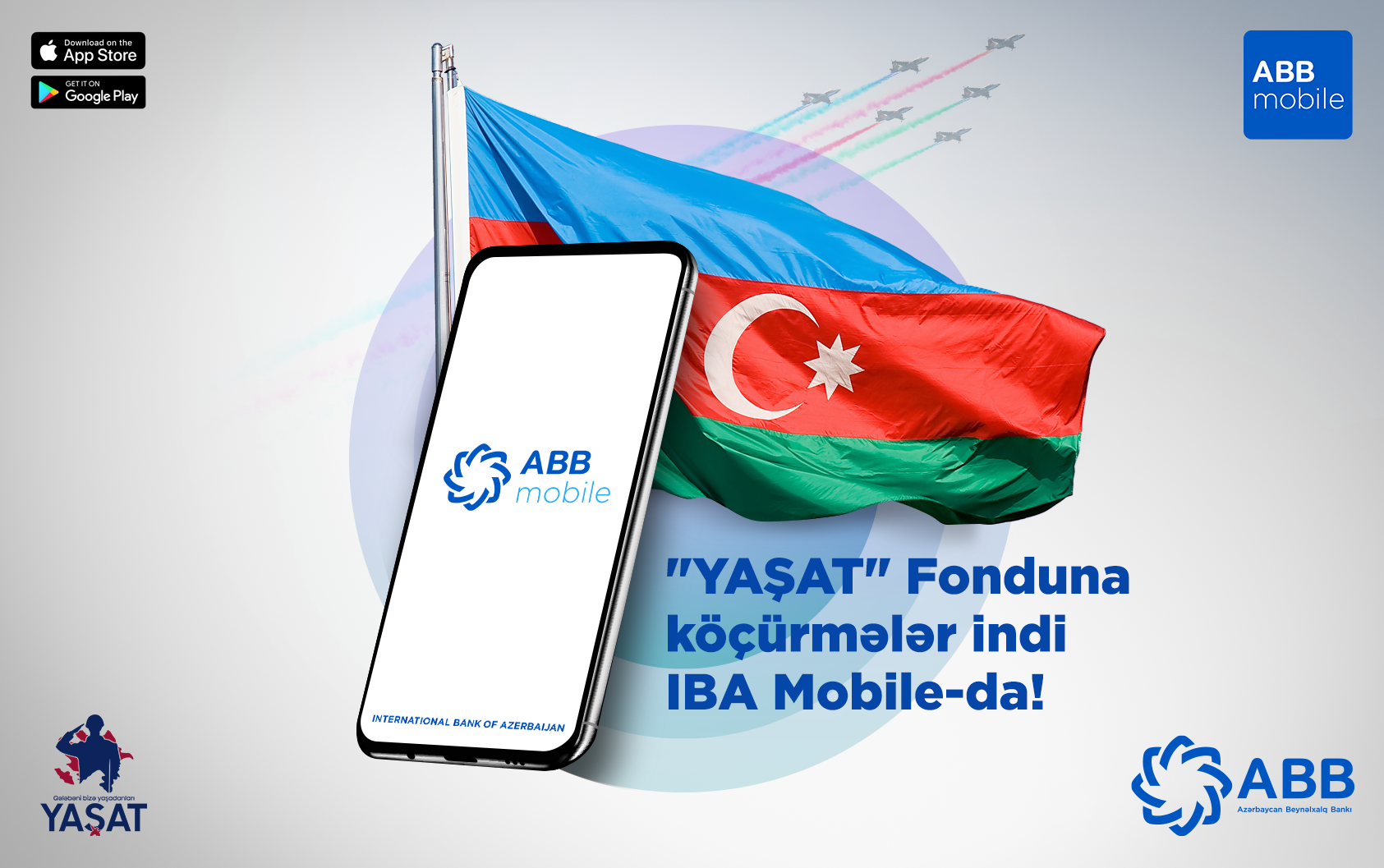 “YAŞAT” Fonduna köçürmələr ABB-nin mobil tətbiqində