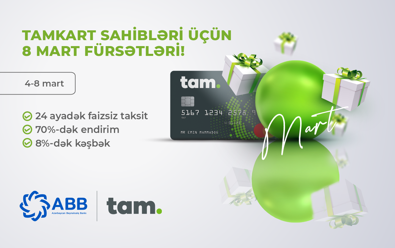 TamKartla yeni fürsətlər!