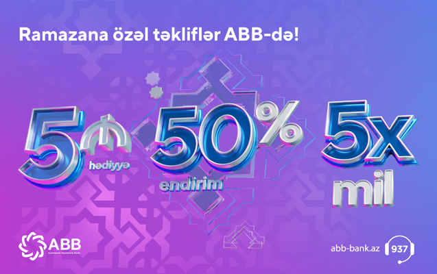 ABB-dən Ramazan təklifi!