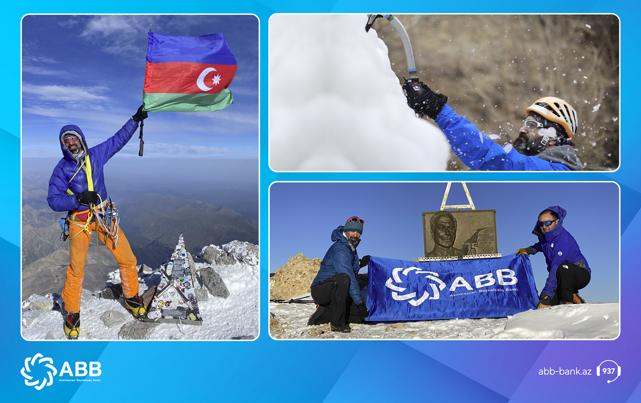 Everesti fəth etmiş ilk Azərbaycan alpinisti ABB-nin dəstəyi ilə tarixi səfərinə başladı!