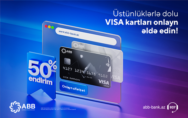 Premium kartlara 50%-dək endirim
